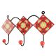 Red Base Yellow Sunflower Ceramic Tile Hook
